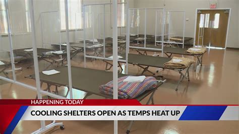 Cooling centers opening again as high temperatures return